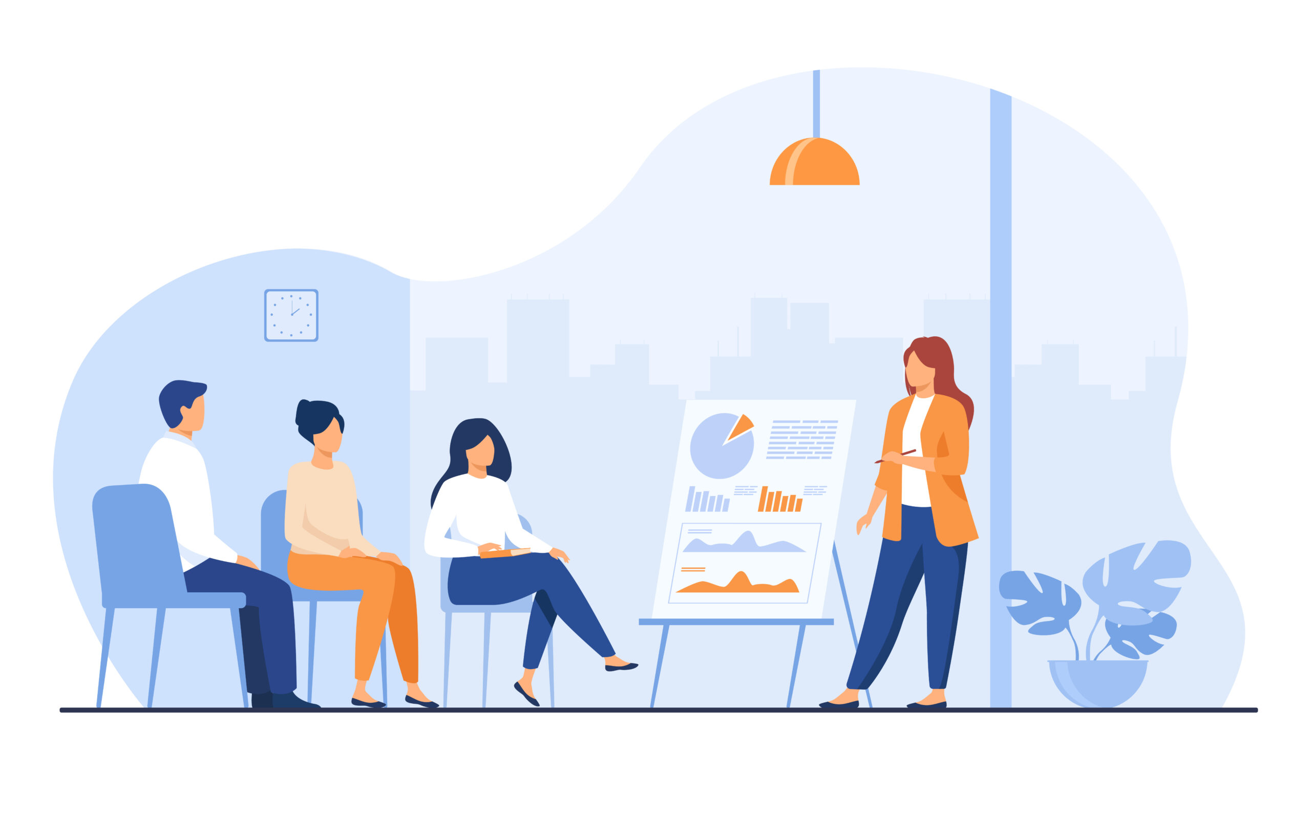 illustration d'une séance de coaching