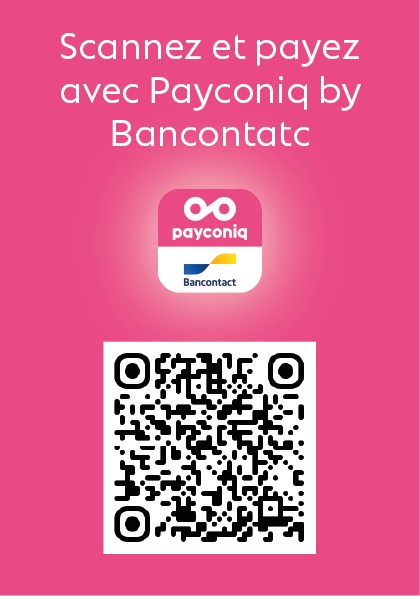 qrcode payconiq pour faire un payement facilement